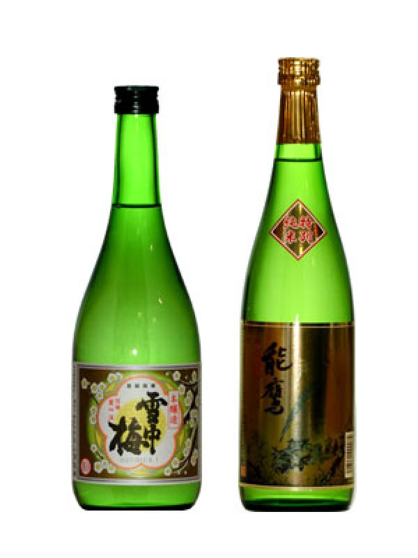 画像1: 雪中梅本醸造（720ml）＋能鷹特別純米酒（720ml） (1)