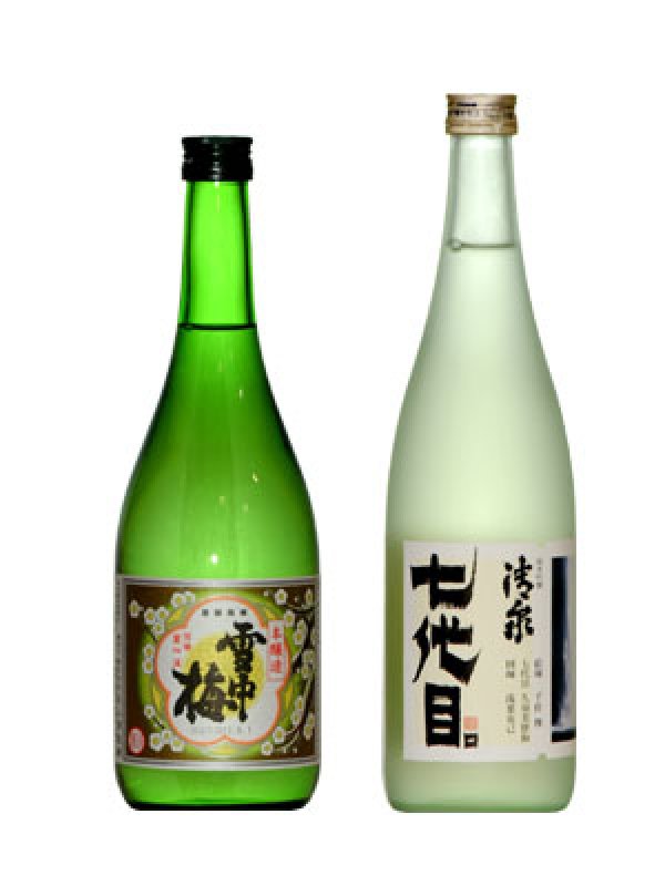 画像1: 雪中梅本醸造（720ml）＋清泉純米吟醸「七代目」（720ml） (1)