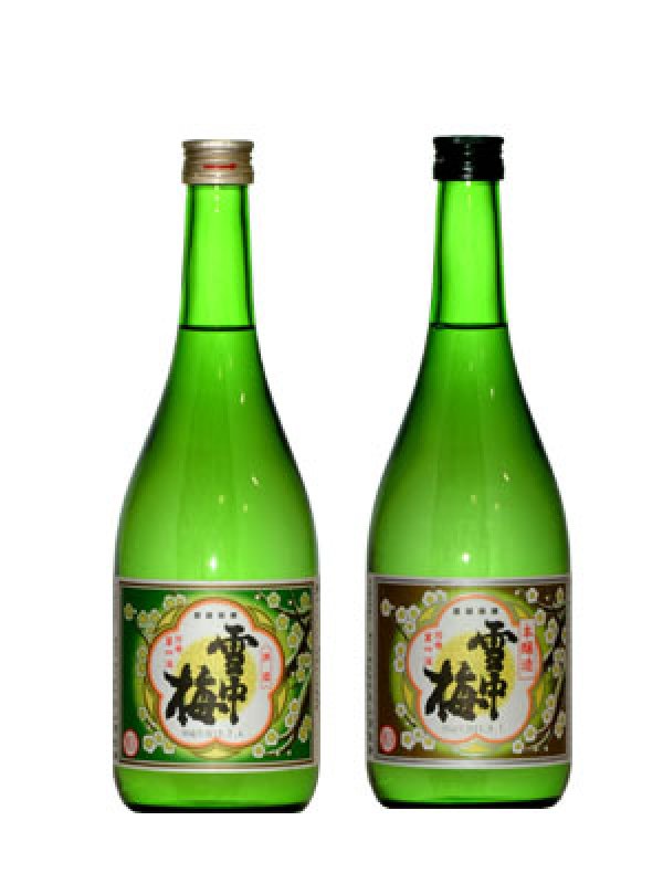 画像1: 雪中梅普通酒（720ml）＋雪中梅本醸造（720ml） (1)