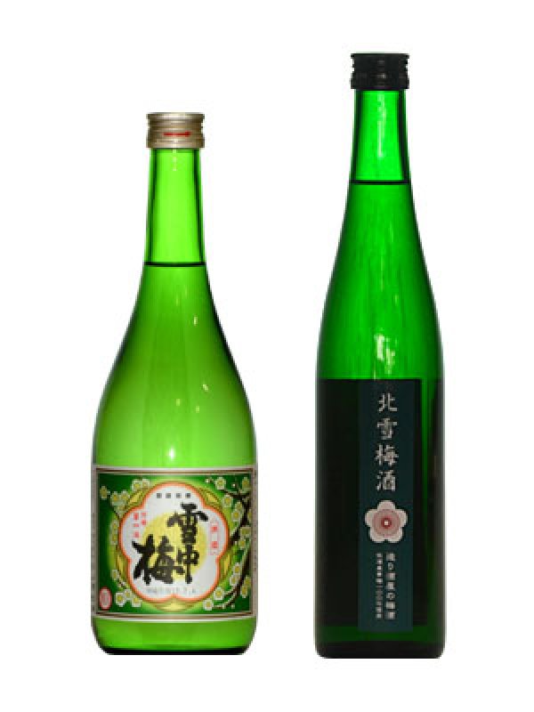 画像1: 雪中梅普通酒（720ml）＋北雪梅酒（500ml） (1)