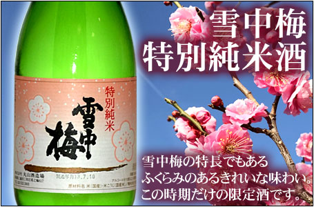 雪中梅 特別純米酒