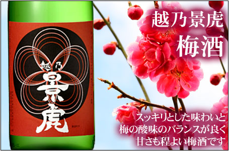 越乃景虎　梅酒