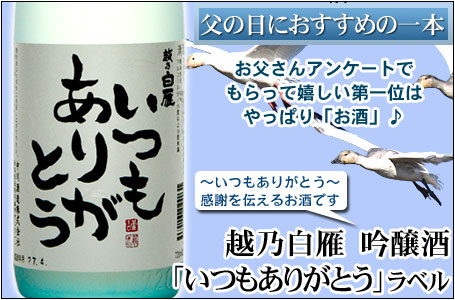 父の日　いつもありがとう